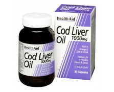 Health Aid Cod Liver Oil 1000mg 30 κάψουλες